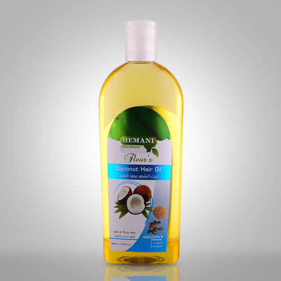 Huile capillaire de coco