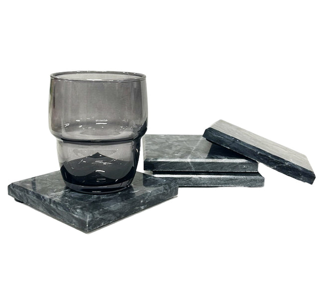 Marmeren Onderzetters voor glazen - 4 stk