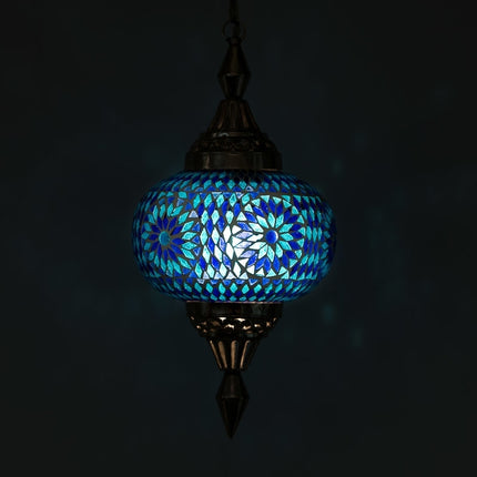 Hanglamp pumpkin blauw