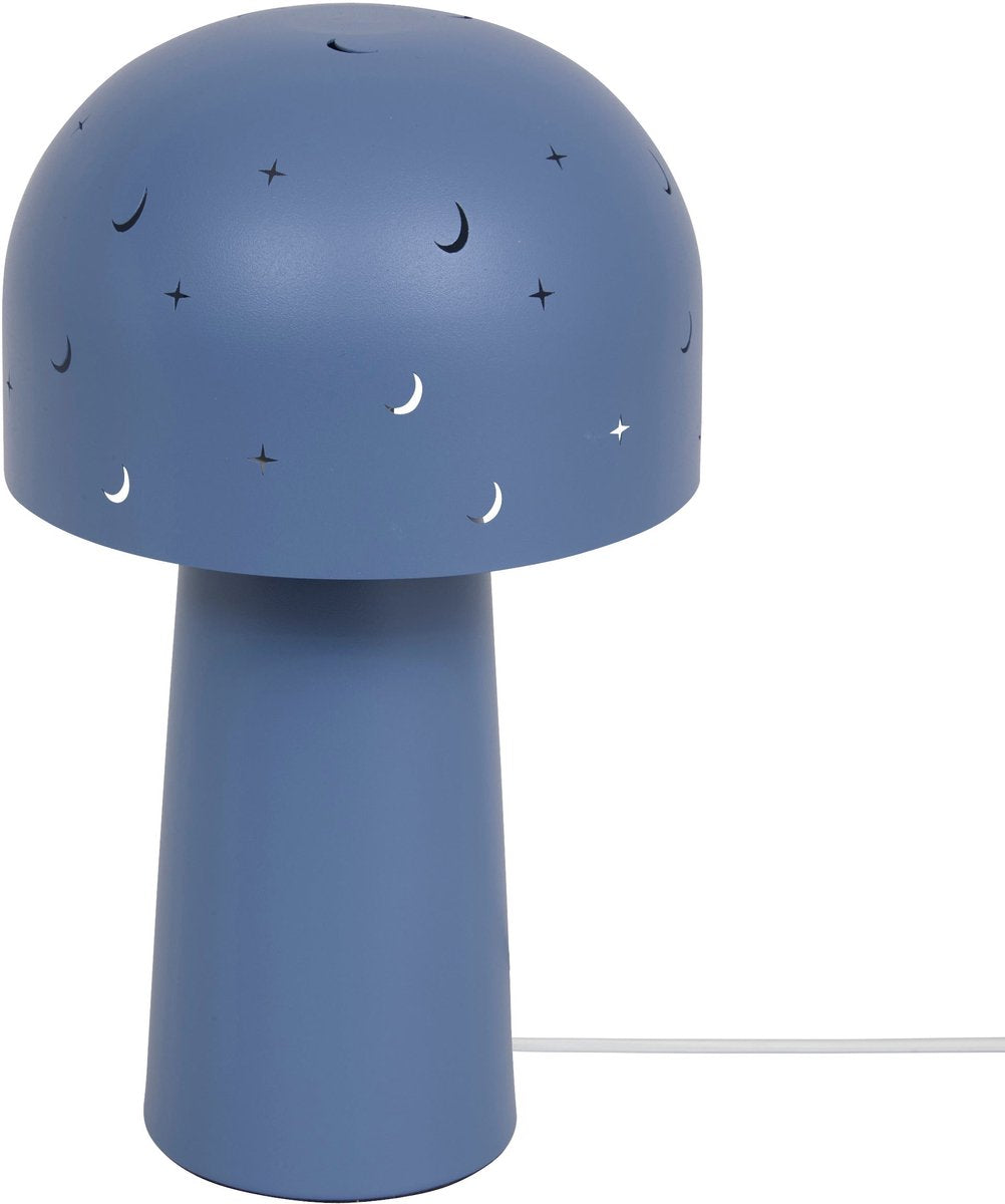 Lampe de table Atmosphera Kids Champignon étoilé - Ø16xH27 cm - Bleu