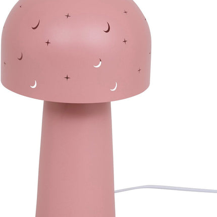 Atmosphera Kids Starry Mushroom Tafellamp - Ø16xH27cm - Roze
