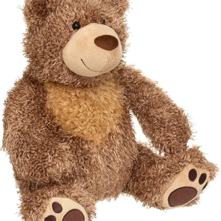 Atmosphera Knuffeldier Beer Yogi - zachte pluche stof - wilde dieren knuffels - bruin - 45 cm