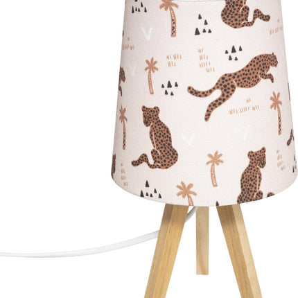 Atmosphera Kids Nachtlamp Panter D13x24cm - Beige/bruin - E14