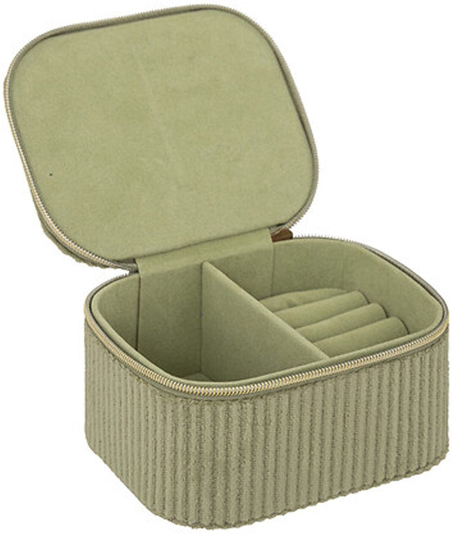 Atmosphera Klein groen sieraden etui