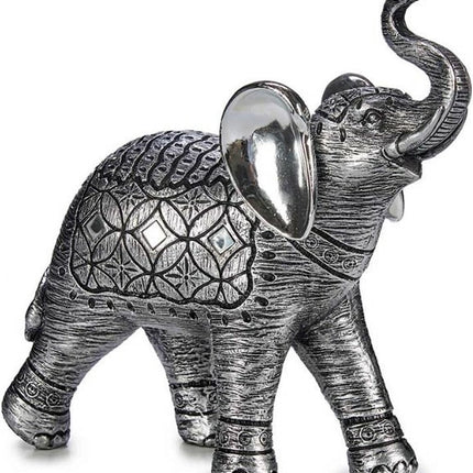 Olifant Zilver Hars Zilver (28 x 11 x 28 cm)