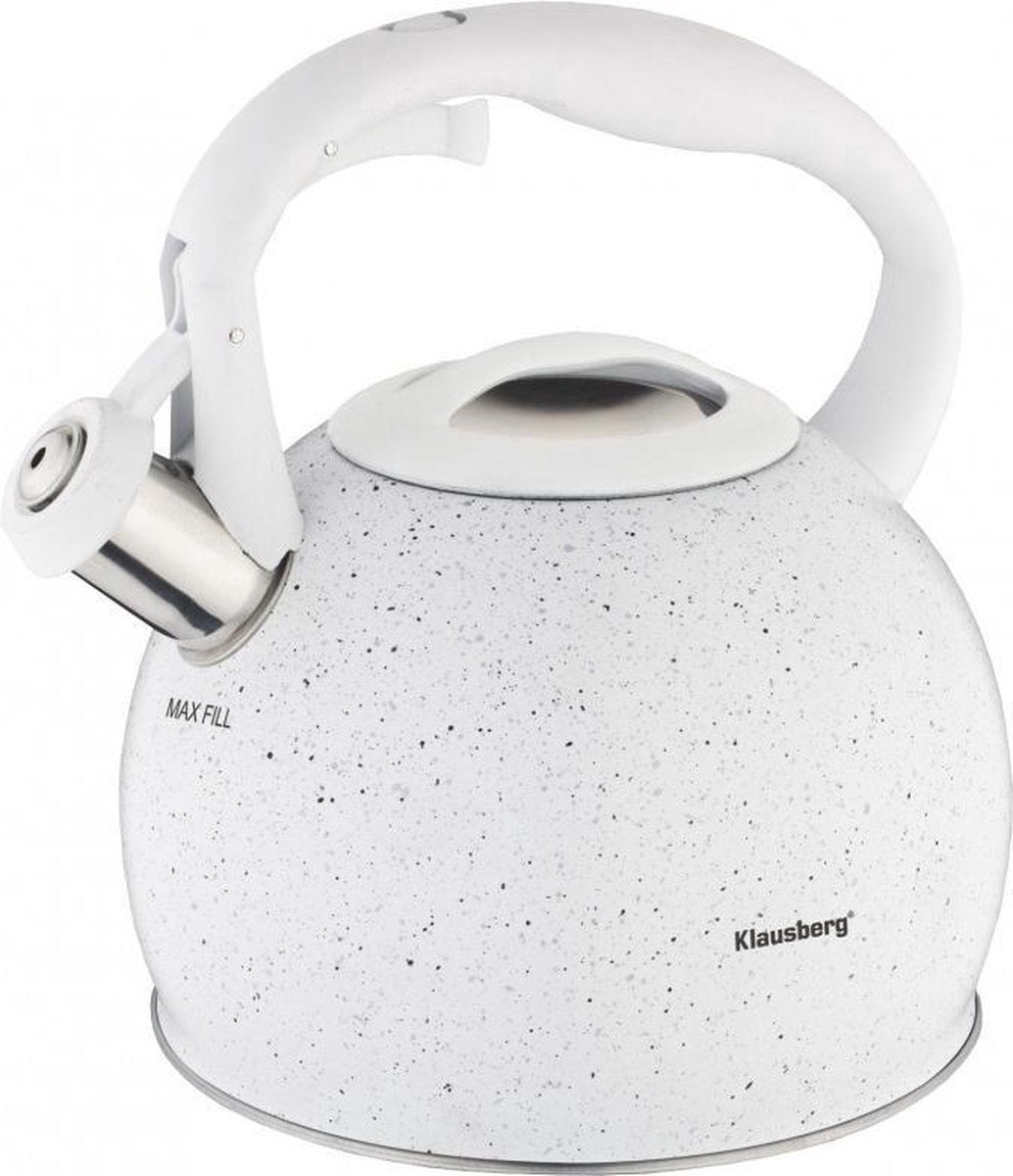 Klausberg 7265 - fluitketel - 3L - rvs - alle warmtebronnen