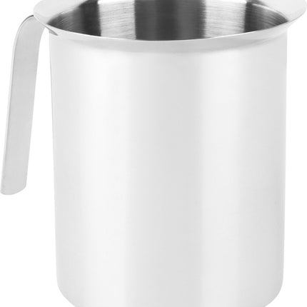 Kinghoff® - Melkopschuimer Handmatig - RVS - 800 ml - Vaatwasserbestendig - Barista - Melkkan - Hittebestendige bodem - Inductie