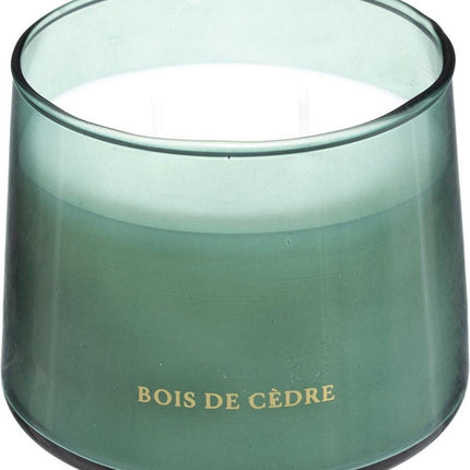Atmosphera Geurkaars - Cederhout - Cedar - 30 Branduren - 300g - Groen - Geschenk