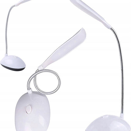 Bureaulamp - Tafellamp - Led - Wit - 360° - Roterend - Verstelbaar