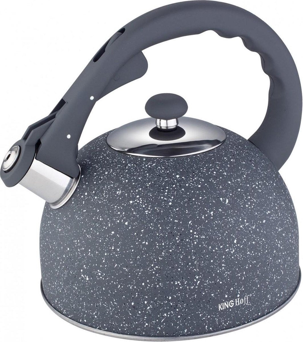 Kinghoff 1408 fluitketel - 2, 6 L - RVS - alle warmtebronnen