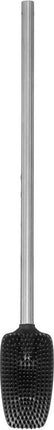 5Five WC-/toiletborstel met houder plat - RVS - polypropyleen siliconen kunststof - 53 cm