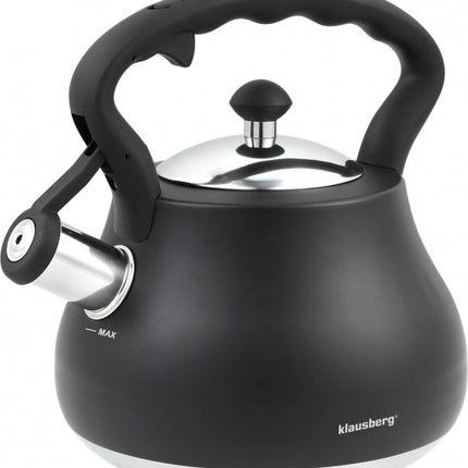 Klausberg KB-7446  fluitketel - 2,7L - rvs - alle warmtebronnen