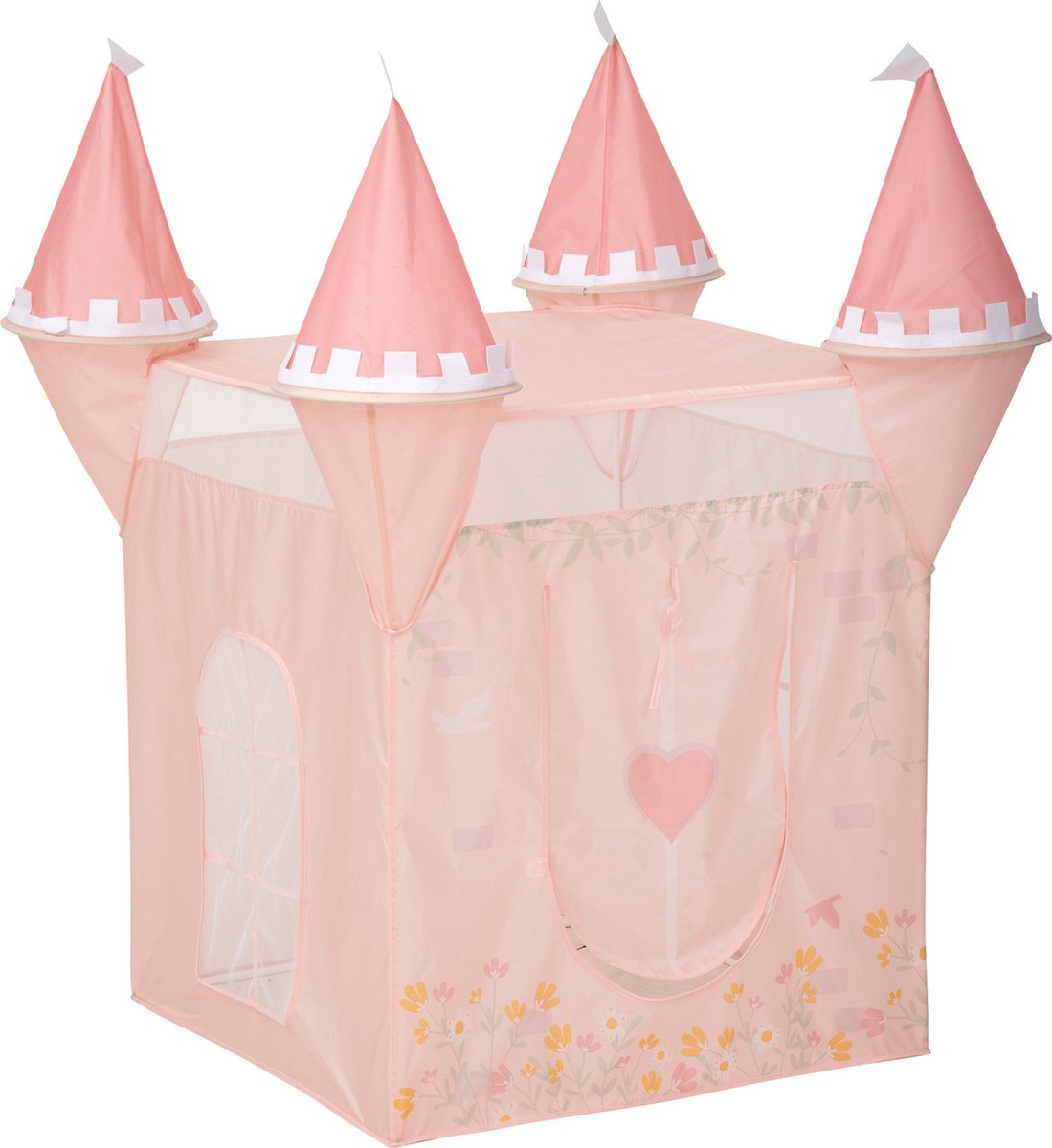 Atmosphera pop-up kasteel speeltent – roze kasteeltent met opbergtas