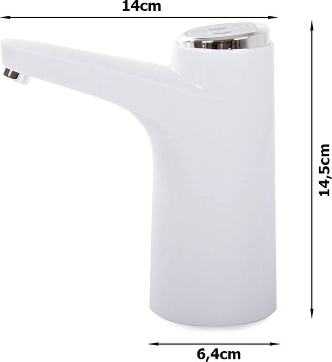 Elektrische Trinkwasserpumpe - Wiederaufladbarer Wasserspender - Tragbarer Wasserspender für Flaschen - Automatischer Wasserspender - Für Zuhause, Büro, Outdoor