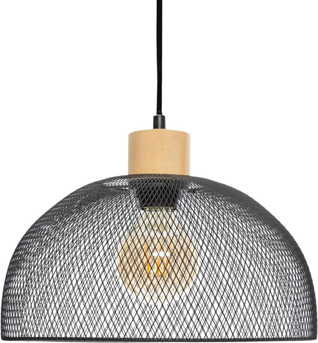 Atmosphera Hängeleuchte Lampe Metall Holz