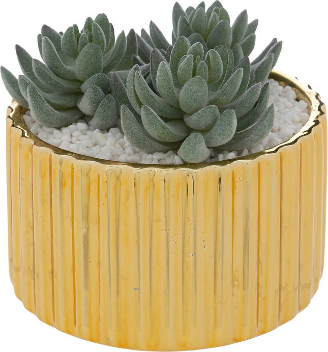Kunstplant in pot, vetplant, 12 cm