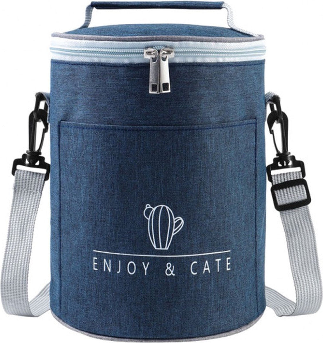 Isolierte Kühltasche - Lunchtasche - Lunch-Tasche - Lunch Bag - Kühltasche - Blau