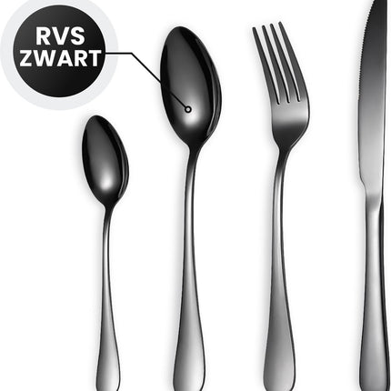 24-delige Bestekset van Roestvrij Staal - 6 personen