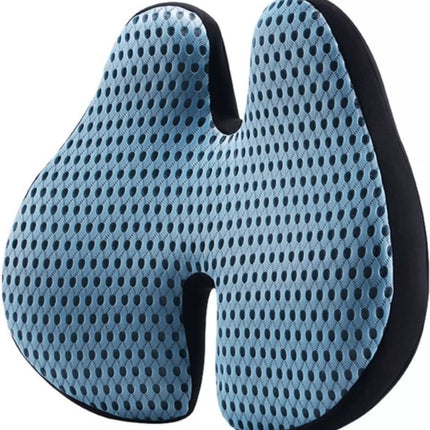 Malatec Memory Lumbar Pillow - Ergonomische Rugsteun - H-Vormig Ontwerp - Comfort & Pijnverlichting