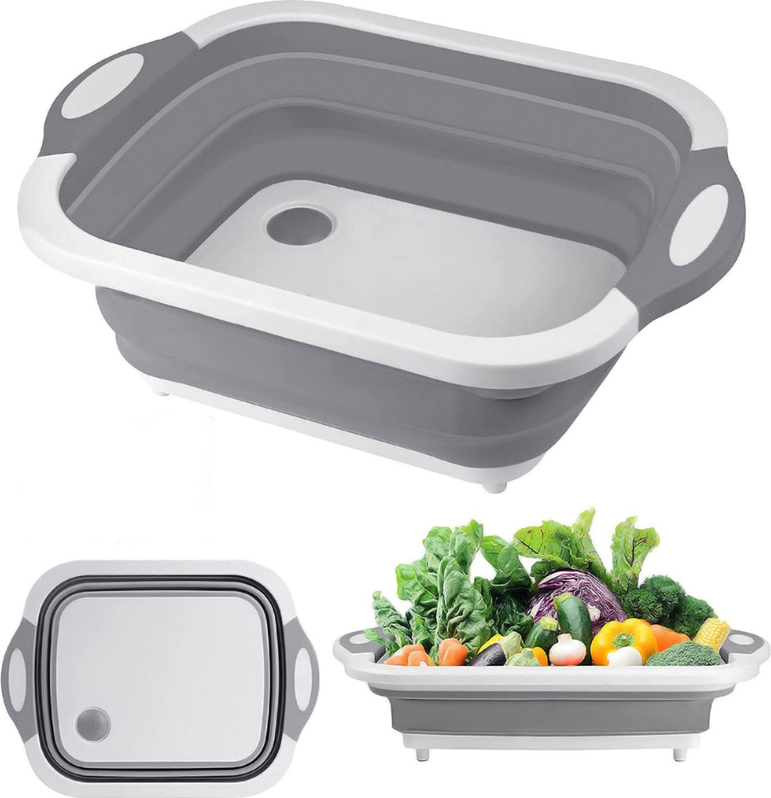 Foldable Cutting Board - Multifunctional Cutting Table - Cutting Board - Foldable - Foldable Basin - Basin - Cutting - Board Foldable