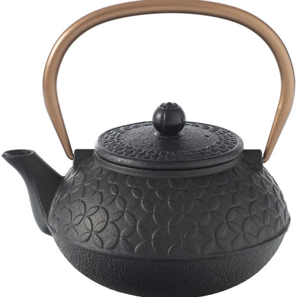 Secret de Gourmet Theepot Essential - Gietijzer - met hengsel - zwart - 1000 ml