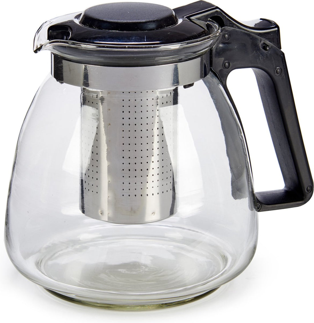 Vivalto glazen theepot 900 ml met filter – theepot van glas met infuser