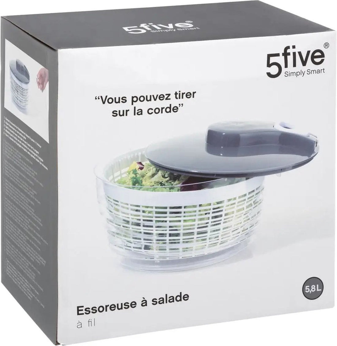 Salad spinner / salad dryer plastic 5.8 litres - Salad spinner
