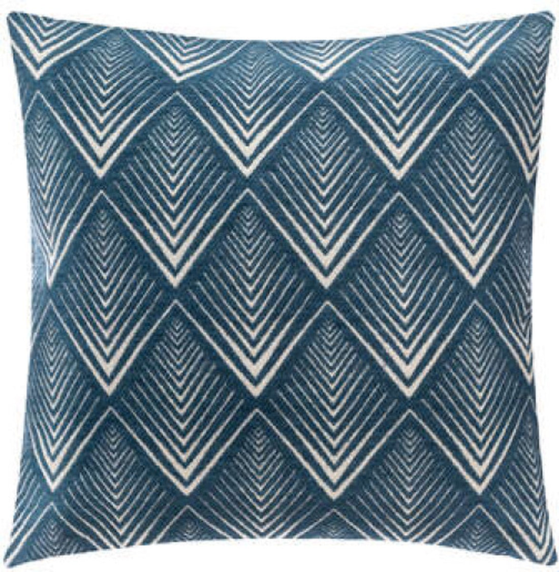 Atmosphera kussenhoes Chen 40 x 40 cm – middenblauw, met rits, zonder vulling