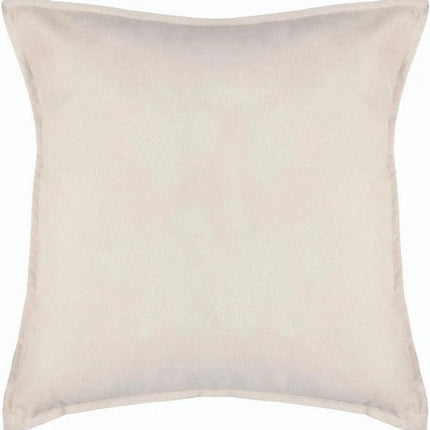 Atmosphera Bank/sierkussens huiskamer Sophia - 55 x 55 cm - Ivoor wit - polyester - met rits