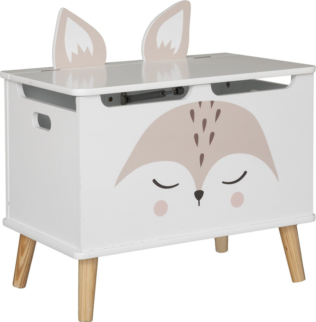Atmosphera Kids Toy Box Fox child - Storage - Wood - Children's room