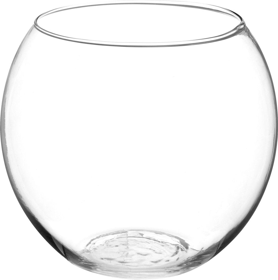 Atmosphera Jersey flower vase - Round sphere model - transparent - glass - 18 x 19 cm