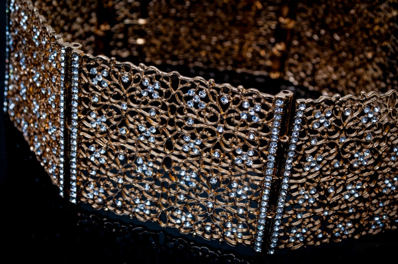 Gold belt straight model medium