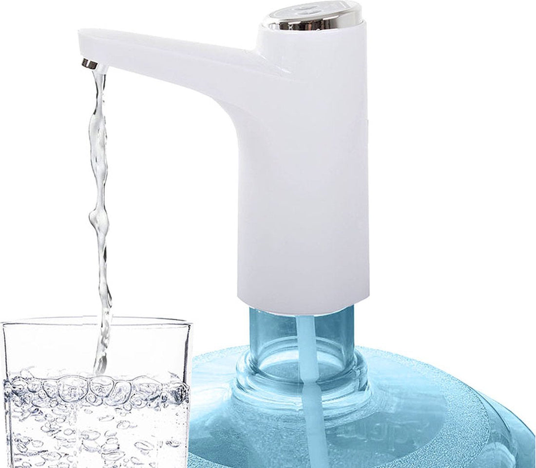 Elektrische Trinkwasserpumpe - Wiederaufladbarer Wasserspender - Tragbarer Wasserspender für Flaschen - Automatischer Wasserspender - Für Zuhause, Büro, Outdoor