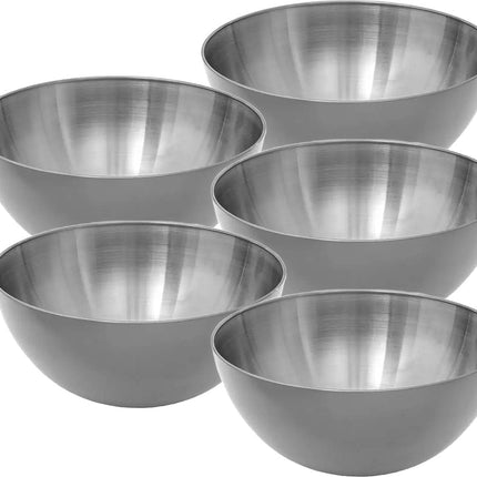 Secret de Gourmet - Slakommetjes/Schaaltjes - Set 10x - RVS - D19 cm