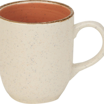 Cosy&Trendy, GRANITE TERRACOTTA BEKER D8,5XH10CM 36CL, set van 6 bekers
