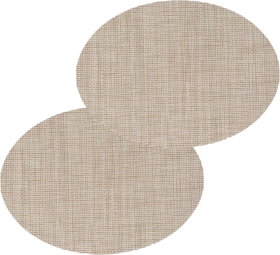 Secret De Gourmet Set de 4 sets de table Maoli - ovales - naturels - 48 x 35 cm - plastique - Napperons de table