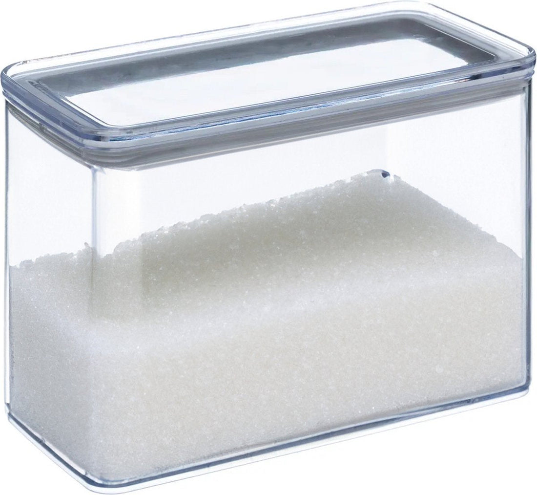 5Five Storage Jar - kitchen / food - plastic - 2000 ml - airtight lid - transparent - 20 x 10 x 14 cm