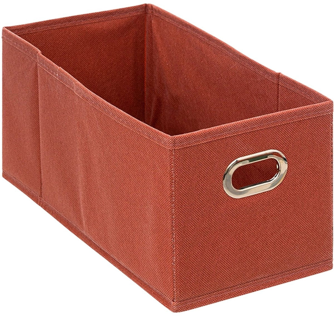 5Five opvouwbare opbergbox rood – vilt, maat S, 15 x 31 x 15 cm