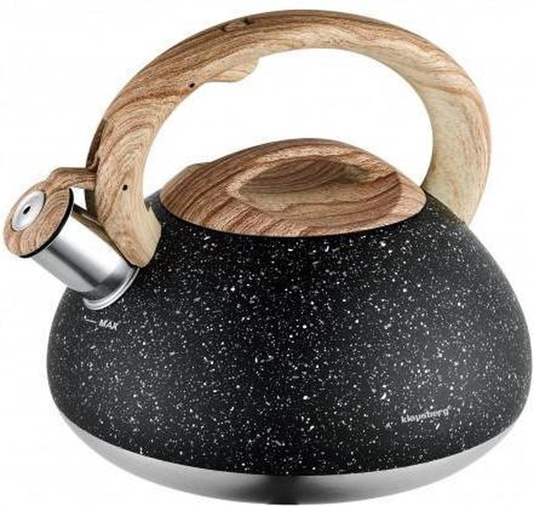 Klausberg KB-7282 Flötenkessel - 2,7 L - Edelstahl - alle Herdarten