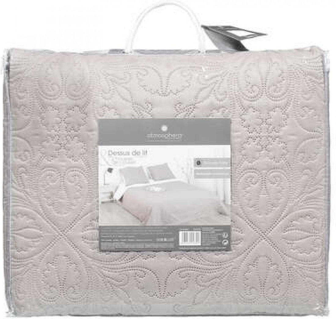 Atmosphera - Bedspread - Taupe - 260x240 cm