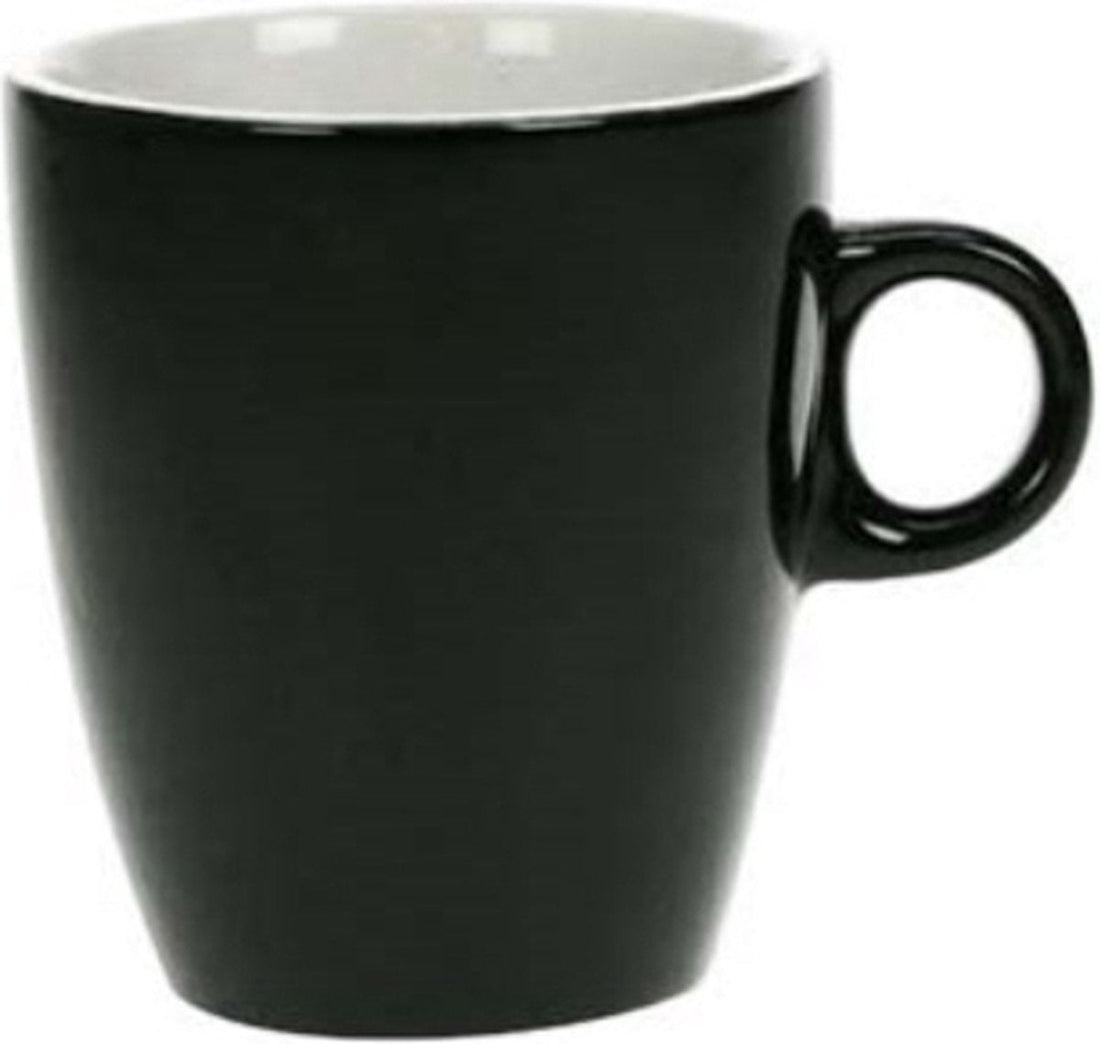 Cosy & Trendy Vicky Becher - 19 cl - Ø 7 cm x 8,5 cm - Schwarz - 6er-Set
