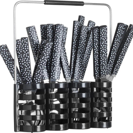 Secret de Gourmet Bestekset voor 6 personen met rek, roestvrij staal