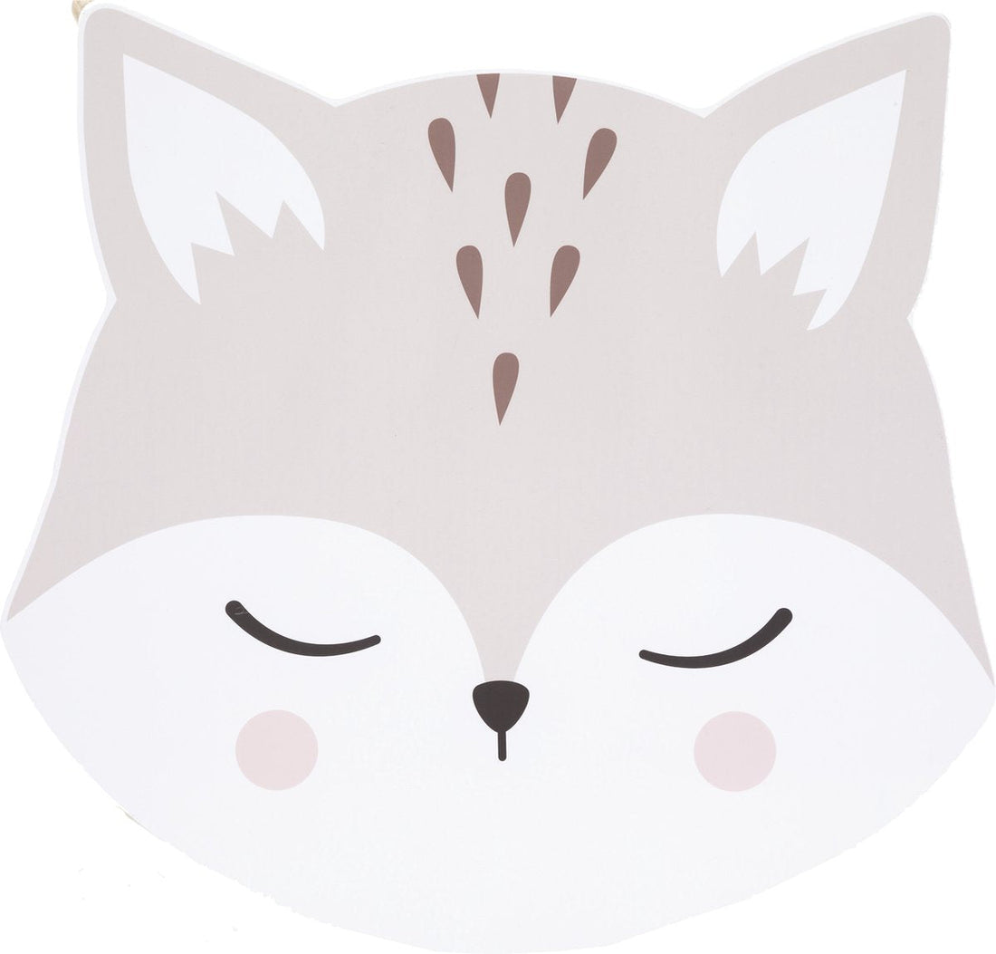 Atmosphera Kids Children's Table Fox white with wooden legs - 62 x 64 x H 43 cm - Basic table - Craft table