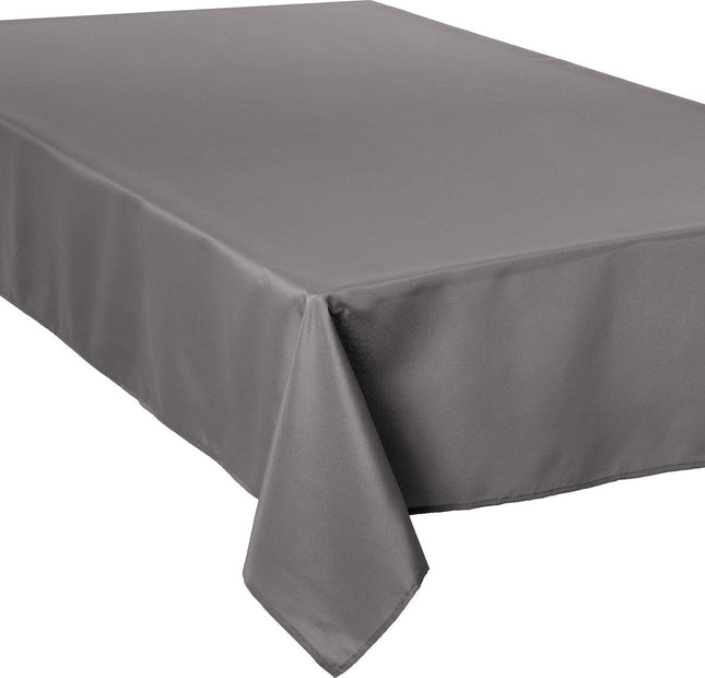 Atmosphera Tafelkleed linnen anti vlek - 150 x 300 cm - Anti vlekken - Grijs