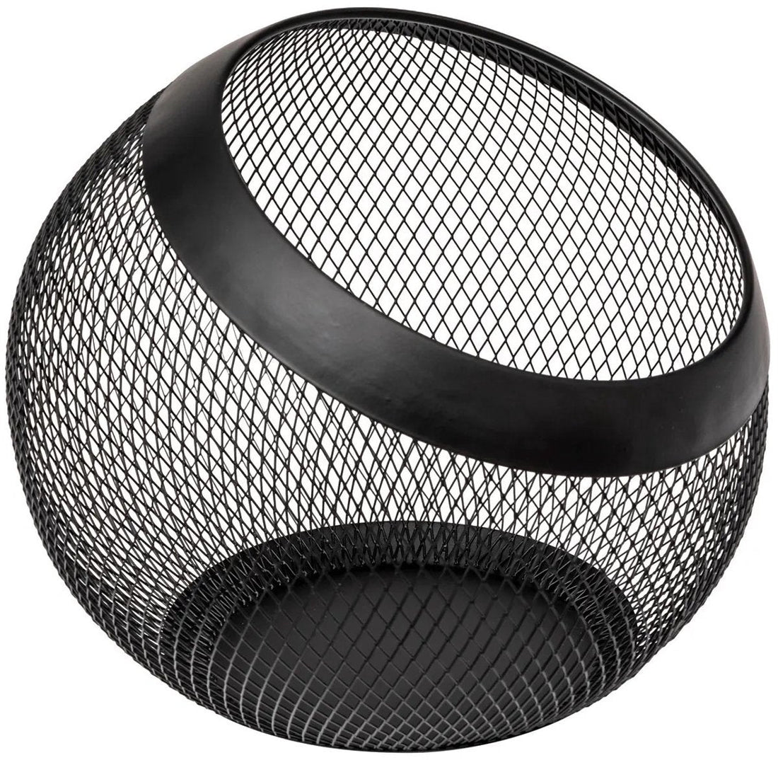 5Five Kaffeepads/Kapselhalter - Drahtmetall - 24 x 21 cm - für 70 Kapseln - schwarz - rund
