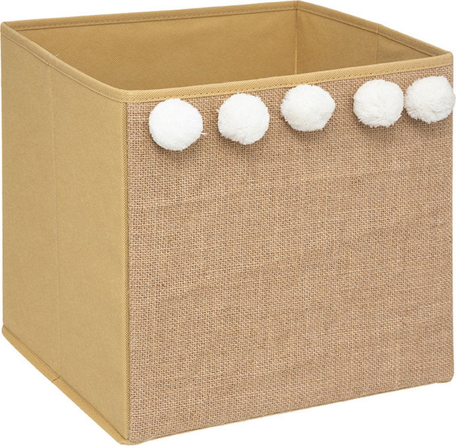 Atmosphera Kindermand opvouwbaar 29 x 29 cm bruin