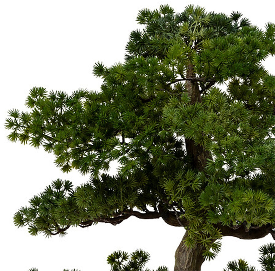 Atmosphera Bonsai-Baum - im Keramiktopf - 86 cm - Kunstpflanze - grün - Künstliche Pflanzen - Zierpflanzen - Japanischer Stil
