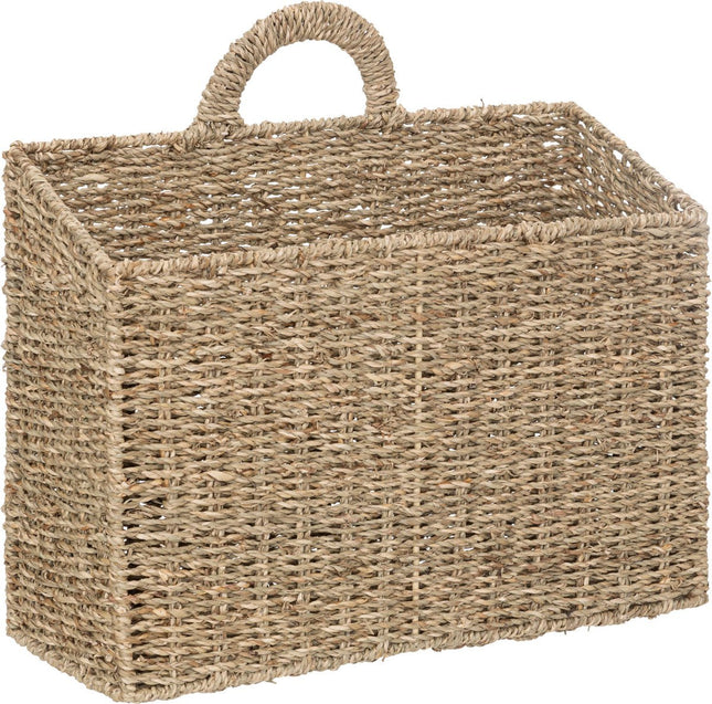 Atmosphera Cora Magazinehouder / Opberger - Naturel - Tijdschriftenhouder - H 40 cm