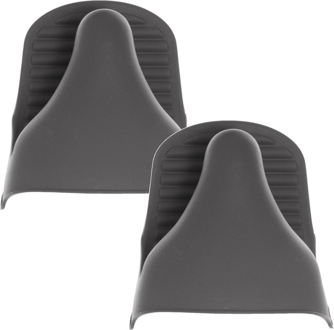 Secret de Gourmet ovenwant grijs – 2 siliconen ovenhandschoenen, 9 x 12,5 cm