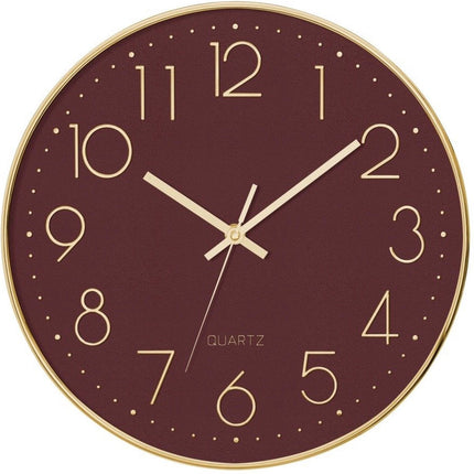 Wandklok met stil mechanisme Ø 30 cm